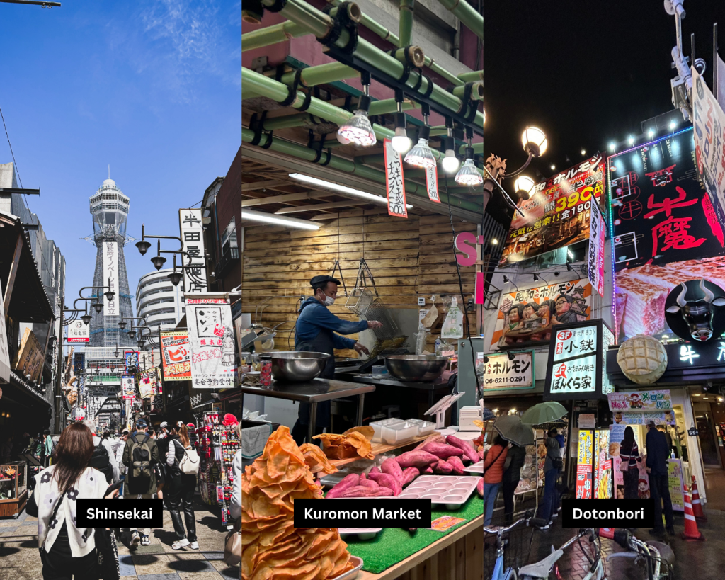 Osaka Food Crawl and Shopping: Shinsekai, Kuromon Market and Dotonbori